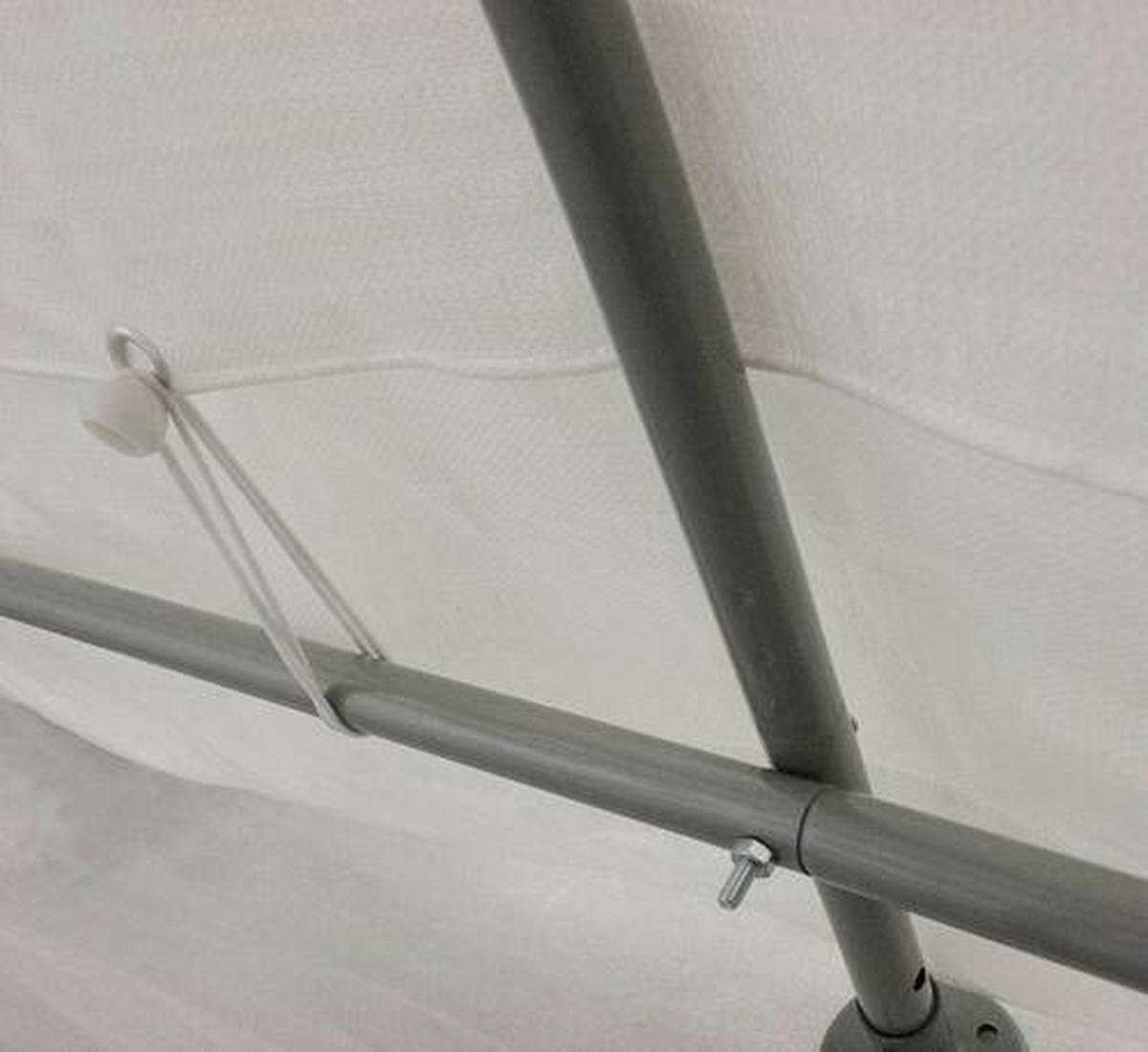 SKLENÍK   - biela, Basics, plast (180/200/240cm)
