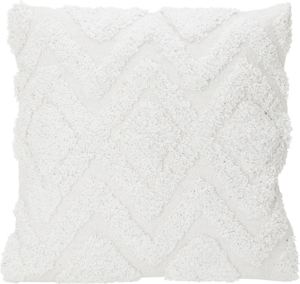 LOUNGEKISSEN   - Weiß, Basics, Fell (45/45/3.5cm)