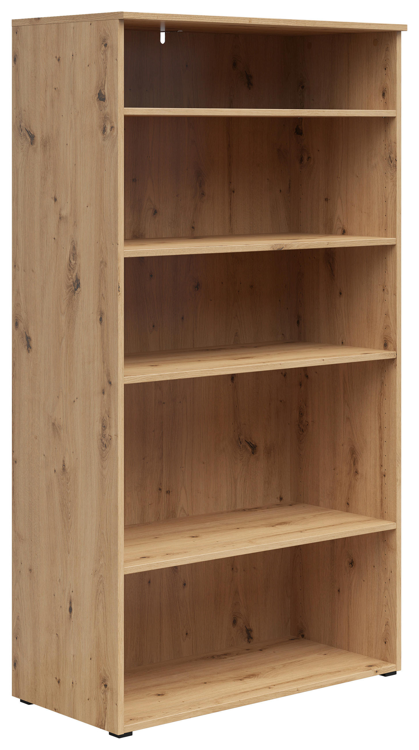 REGÁL, dub artisan, 80/146,7/40 cm - antracitová/dub artisan, Modern, kompozitné drevo/plast (80/146,7/40cm) - Carryhome