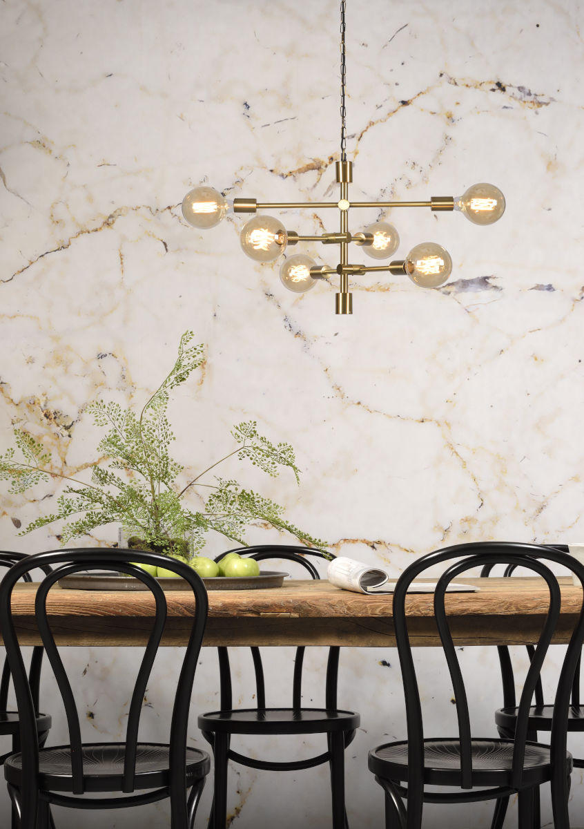 HÄNGELEUCHTE 76/248 cm  - Goldfarben, Design, Metall (76/248cm) - It's about Romi