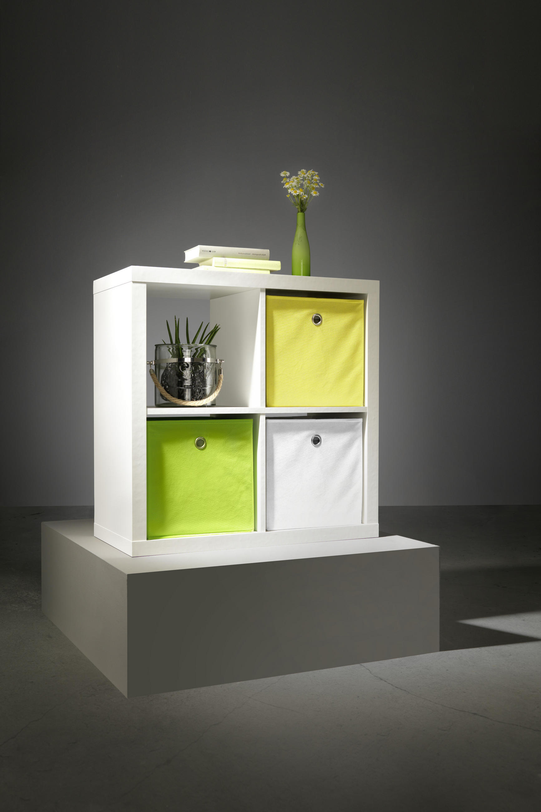 RAUMTEILER Weiß - Weiß, Design (77/77/38cm) - Carryhome