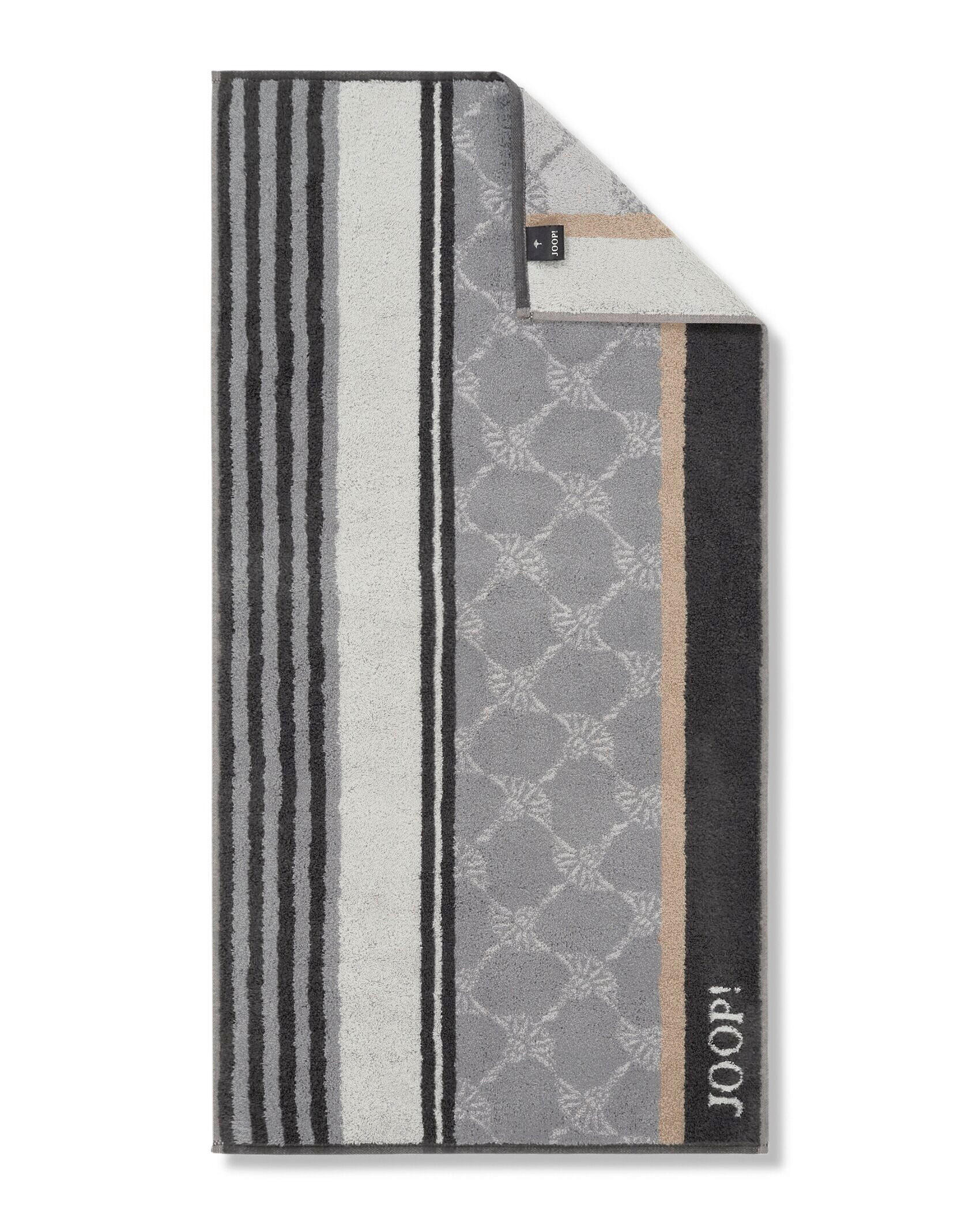 Joop! Duschtuch Lines Stripes Grau 80x150 cm