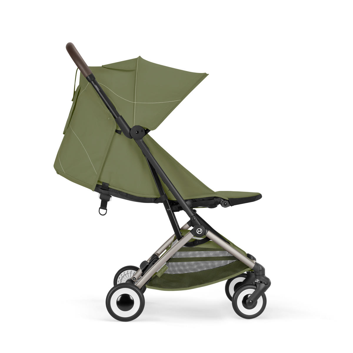 BUGGY ORFEO TPE  - Taupe/Dunkelgrün, Basics, Kunststoff/Textil (77/52cm) - cybex GOLD