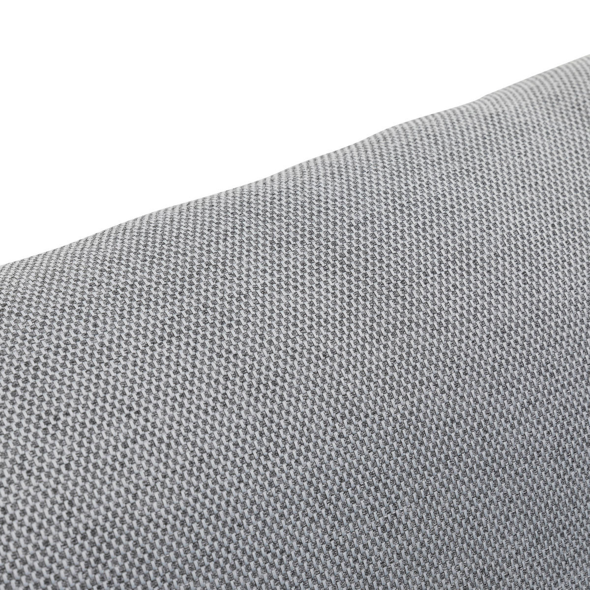 LOUNGEGARNITUR   253/70/175 cm Teakholz Aluminium  - Anthrazit/Grau, Basics, Holz/Textil (253/70/175cm) - Gardenson