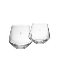 WASSERGLAS Single Cornflower 390 ml 2-teilig  - Design, Glas (9,5/9,0cm) - Joop!