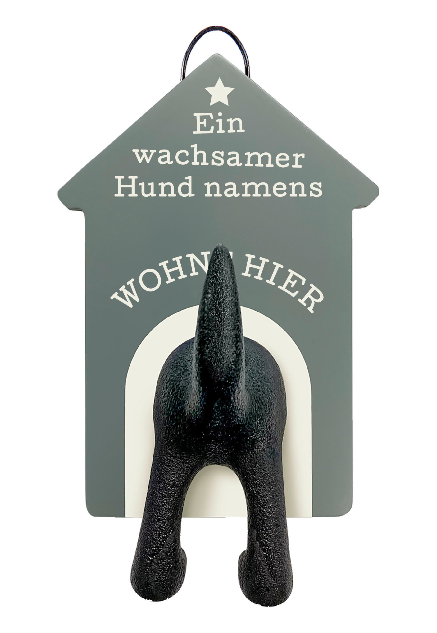 GARDEROBENHAKEN  in Petrol  - Petrol, Trend, Holzwerkstoff (16/10/6cm)