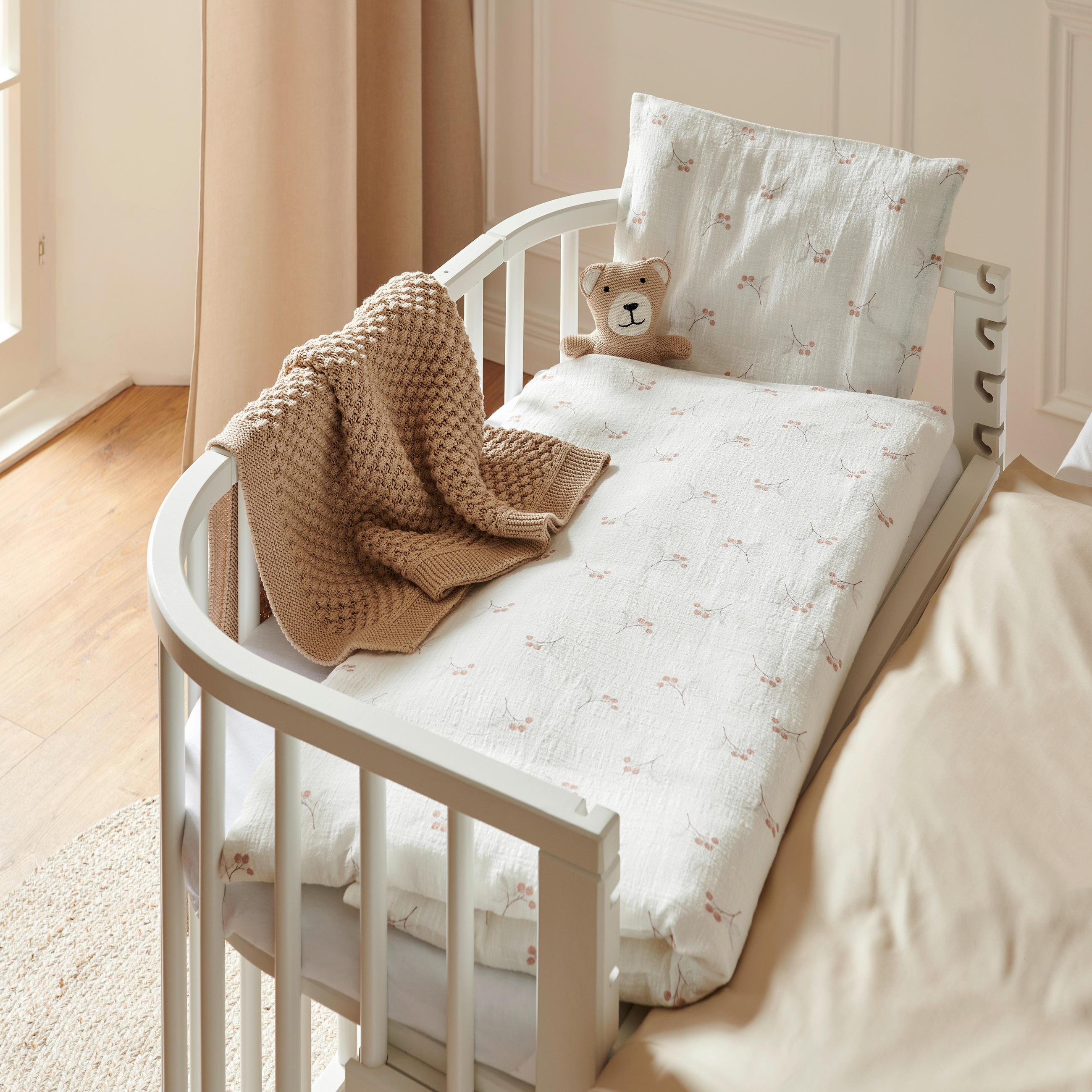 BABYBETTWÄSCHE 80/80 cm  - Weiß, Basics, Textil (80/80cm) - Patinio