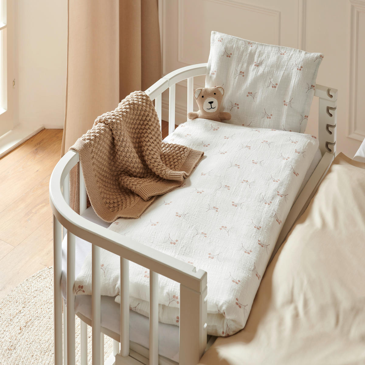 BABYBETTWÄSCHE 80/80 cm  - Weiß, Basics, Textil (80/80cm) - Patinio