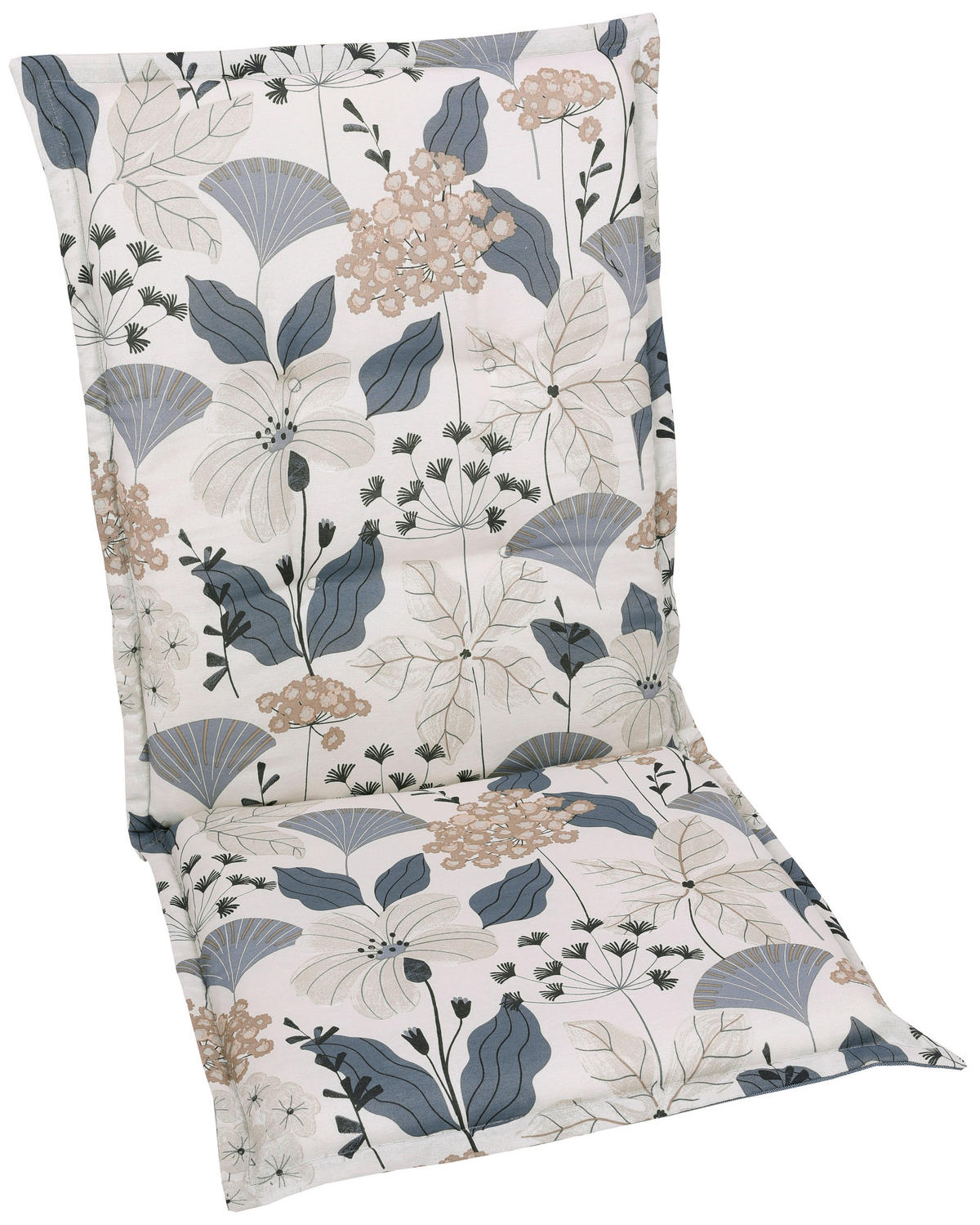 SESSELAUFLAGE Floral  - Beige, Basics, Textil (50/108cm)