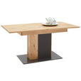 ESSTISCH in Holz 160-200/90/75,4 cm  - Eichefarben/Anthrazit, Natur, Glas/Holz (160-200/90/75,4cm) - Waldwelt