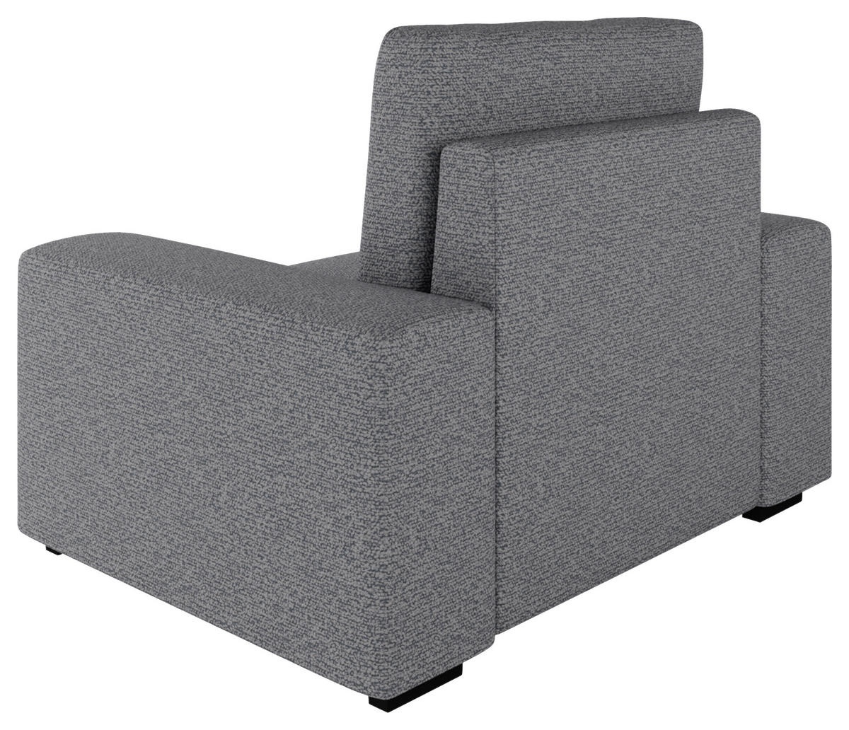 SESSEL in Bouclé Hellgrau  - Beige/Hellgrau, Design, Textil (108/91/92cm) - MID.YOU