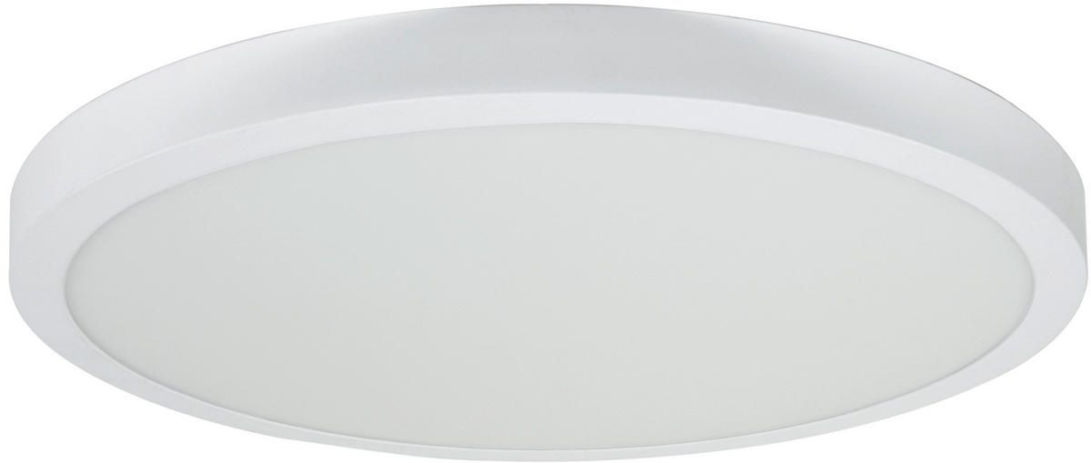 LED-DECKENLEUCHTE 60,5/4 cm   - Weiß, Basics, Kunststoff/Metall (60,5/4cm)