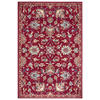 FLACHWEBETEPPICH 80/120 cm Luxor Multicolor, Rot  - Rot/Multicolor, Design, Kunststoff/Textil (80/120cm)