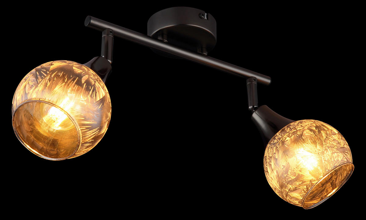 STRAHLER 25/9,8/19 cm   - Schwarzchrom/Grau, Basics, Glas/Metall (25/9,8/19cm) - Globo