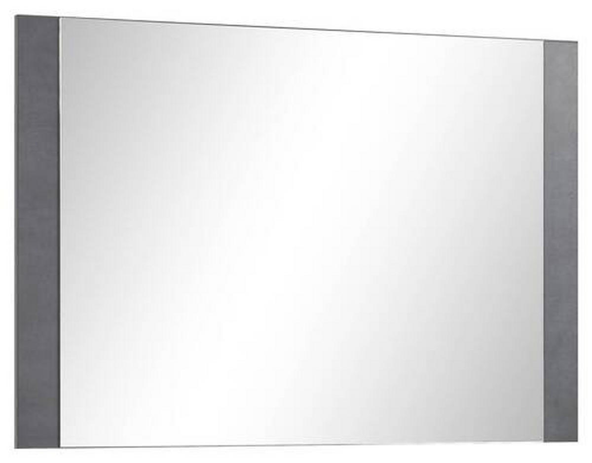 OGLEDALO ZIDNO  89/60/2 cm     - siva, Design, staklo/drvni materijal (89/60/2cm) - Xora