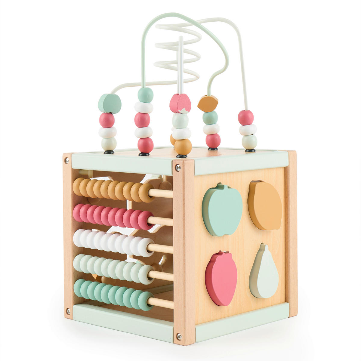 MOTORIKWÜRFEL Motorikwürfel Berry  - Multicolor, Basics, Holz (20/40/20cm)