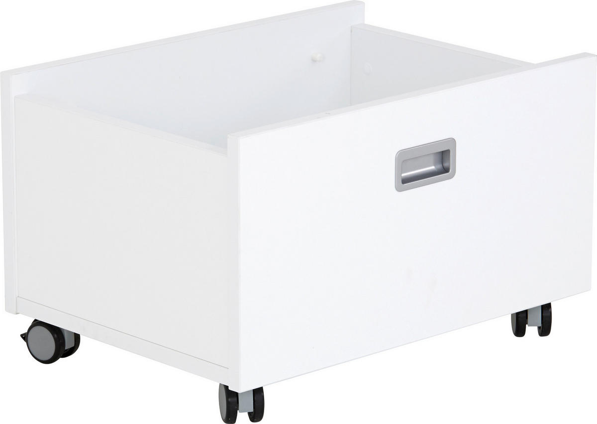 ROLLBOX     - Weiß, KONVENTIONELL, Holzwerkstoff (65/40/47cm) - Paidi