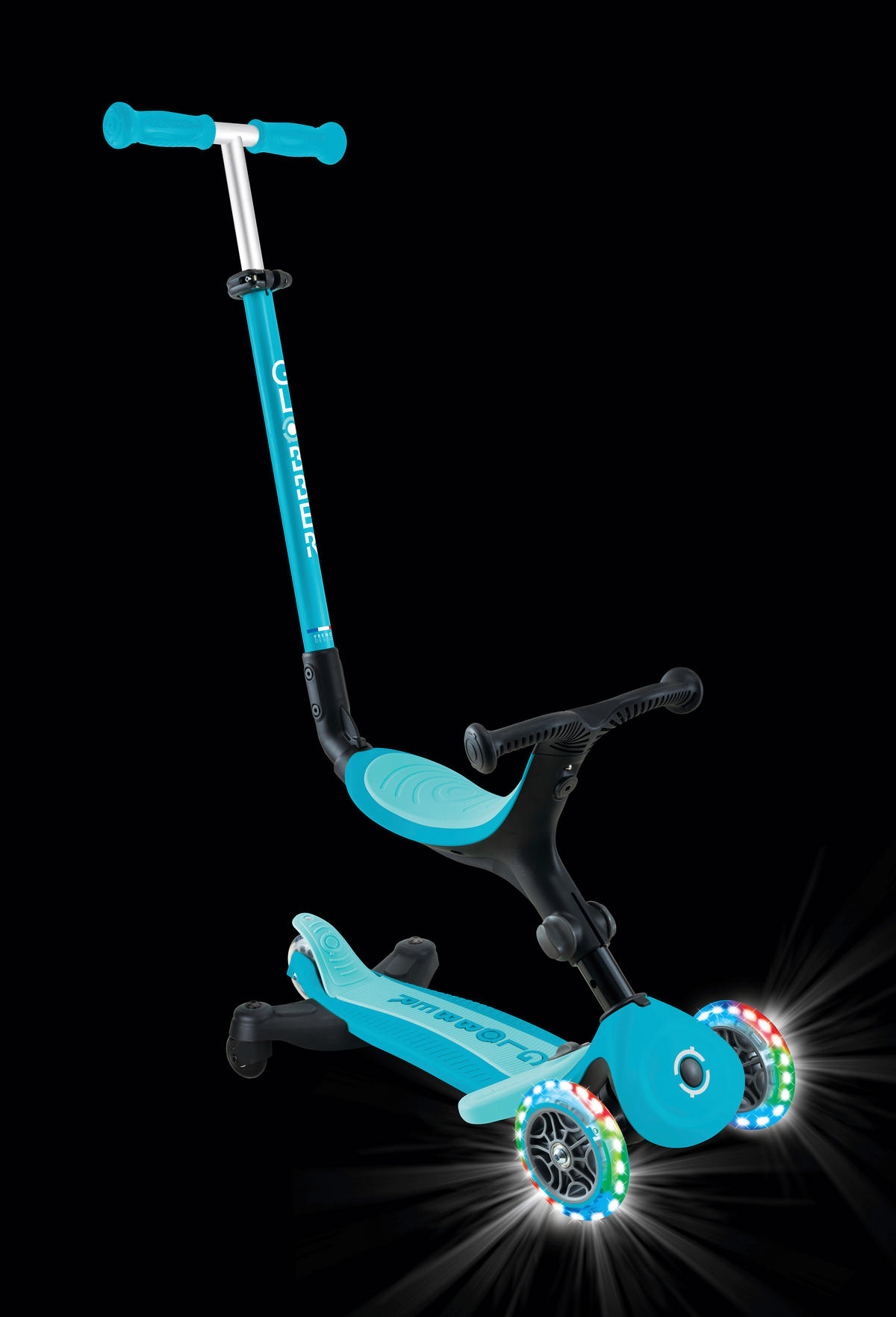 LAUFRAD GO-UP ACTIVE LIGHTS 360  - Blau, Basics, Kunststoff/Metall (67/29/100cm) - GLOBBER