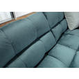 ECKSOFA Petrol Flachgewebe  - Petrol/Schwarz, MODERN, Kunststoff/Textil (235/275cm) - Landscape
