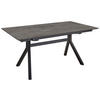 ESSTISCH in Holz, Metall 200-300/95/76 cm  - Schieferfarben/Schwarz, Basics, Holz/Metall (200-300/95/76cm) - Celina Home