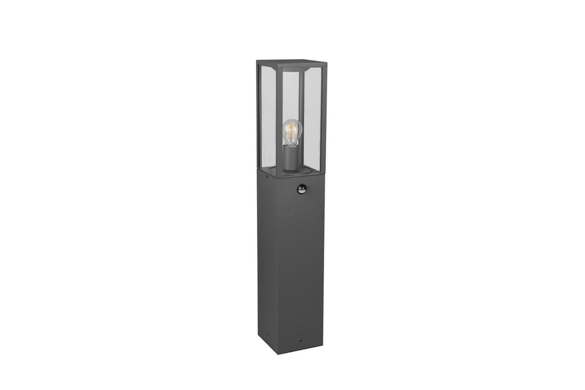 WEGELEUCHTE Garonne  - Klar/Anthrazit, Design, Glas/Metall (14/80/15,5cm) - Trio Leuchten