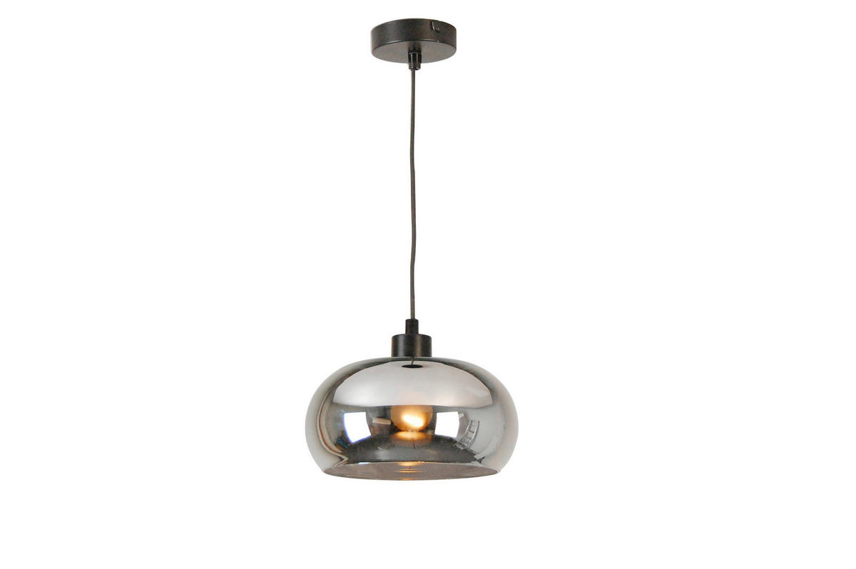 HÄNGELEUCHTE 23/120 cm   - Schwarz, Trend, Glas/Metall (23/120cm) - Novel