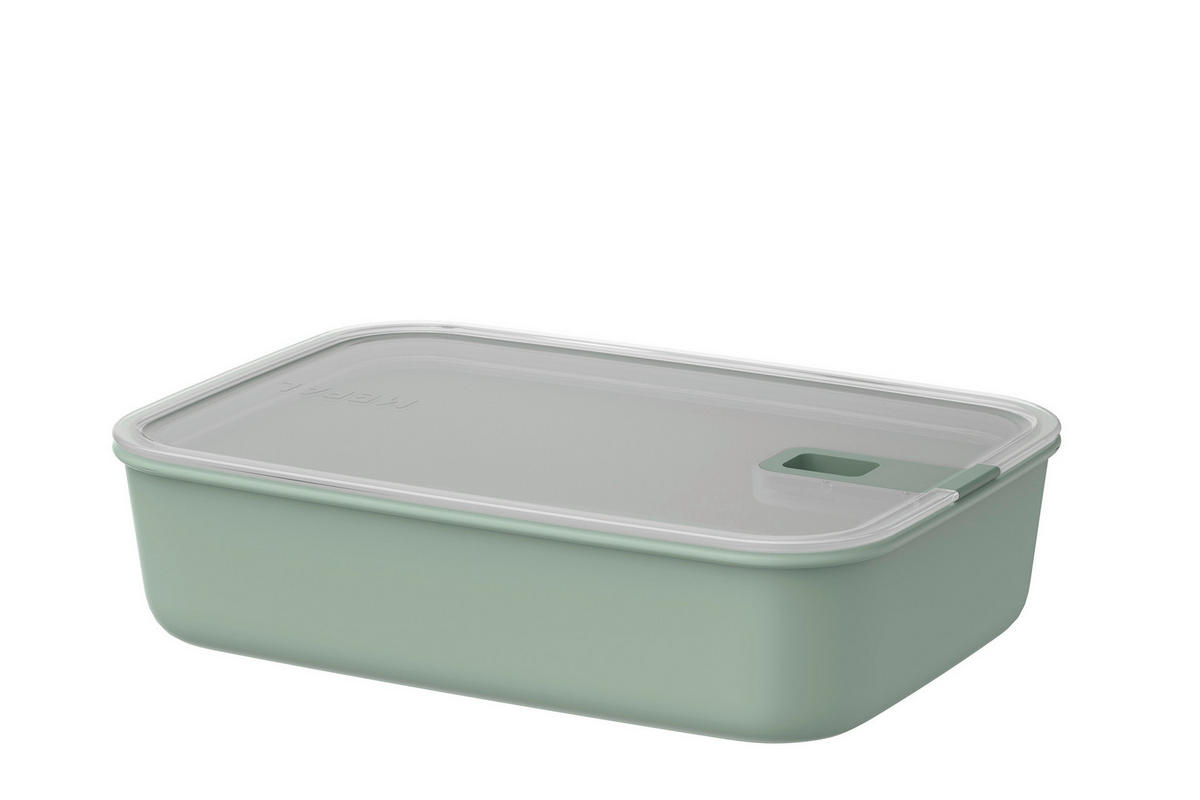 FRISCHHALTEDOSE Easyclip 2,25 L  - Klar/Salbeigrün, Basics, Kunststoff (19,8/7,0/27,8cm) - Mepal