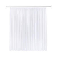 FERTIGSTORE  transparent  450/245 cm   - Weiß, Basics, Textil (450/245cm)