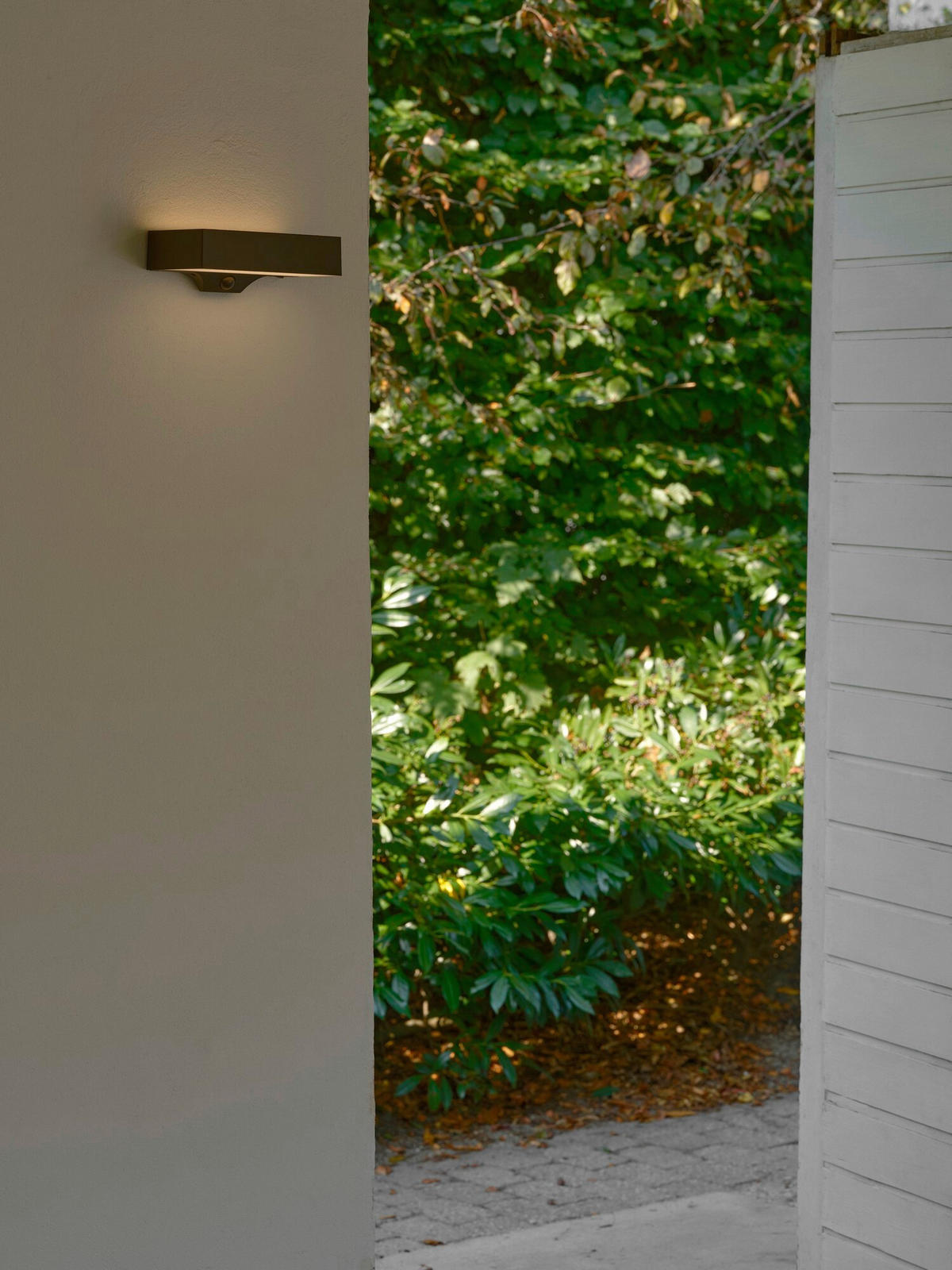 WANDLEUCHTE Monay 7.4/13.9/22 cm  - Schwarz, Design, Kunststoff (7.4/13.9/22cm) - Nordlux