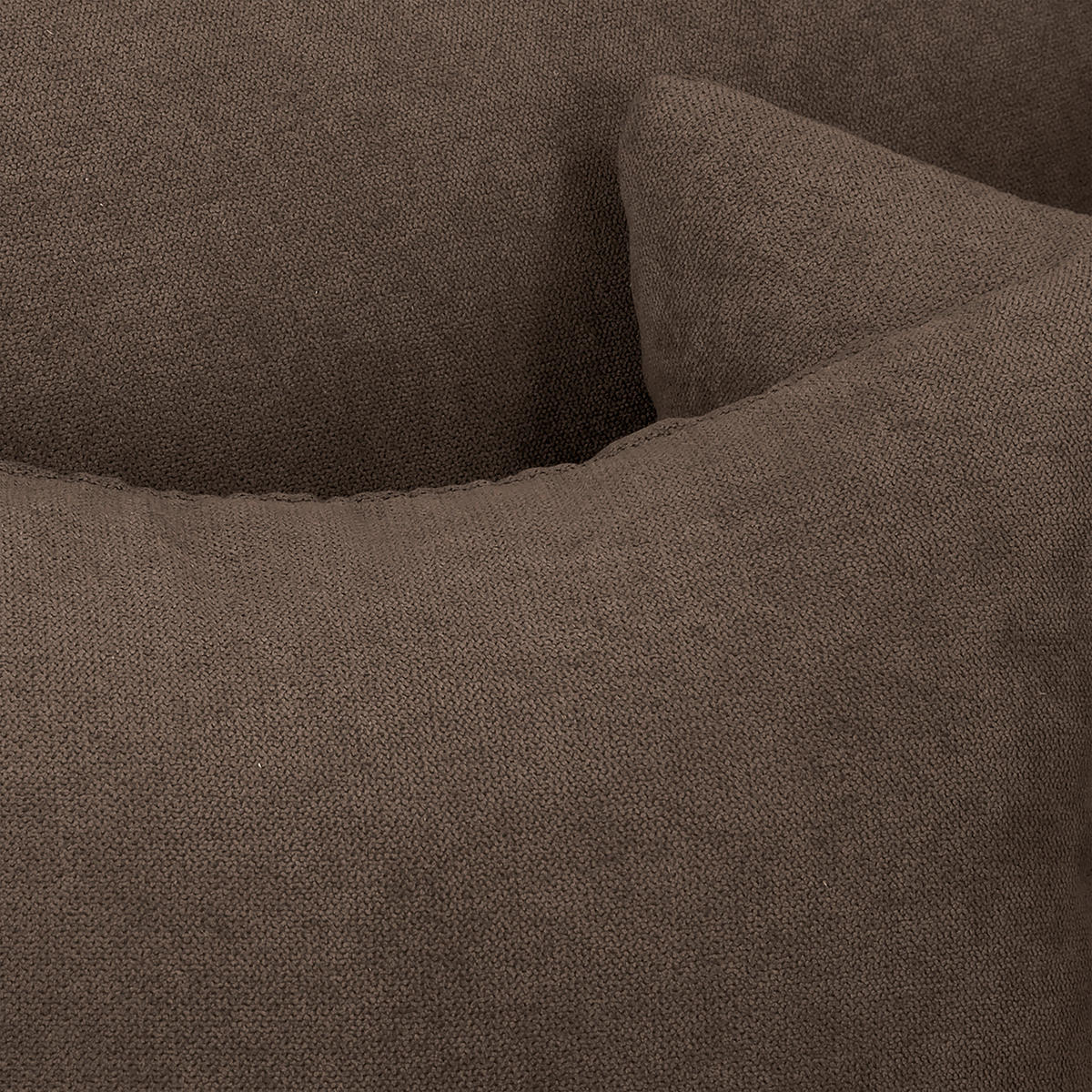 ECKSOFA Ariella Schlammfarben Mikrofaser  - Schlammfarben/Naturfarben, Design, Holz/Textil (231/161cm) - Livetastic