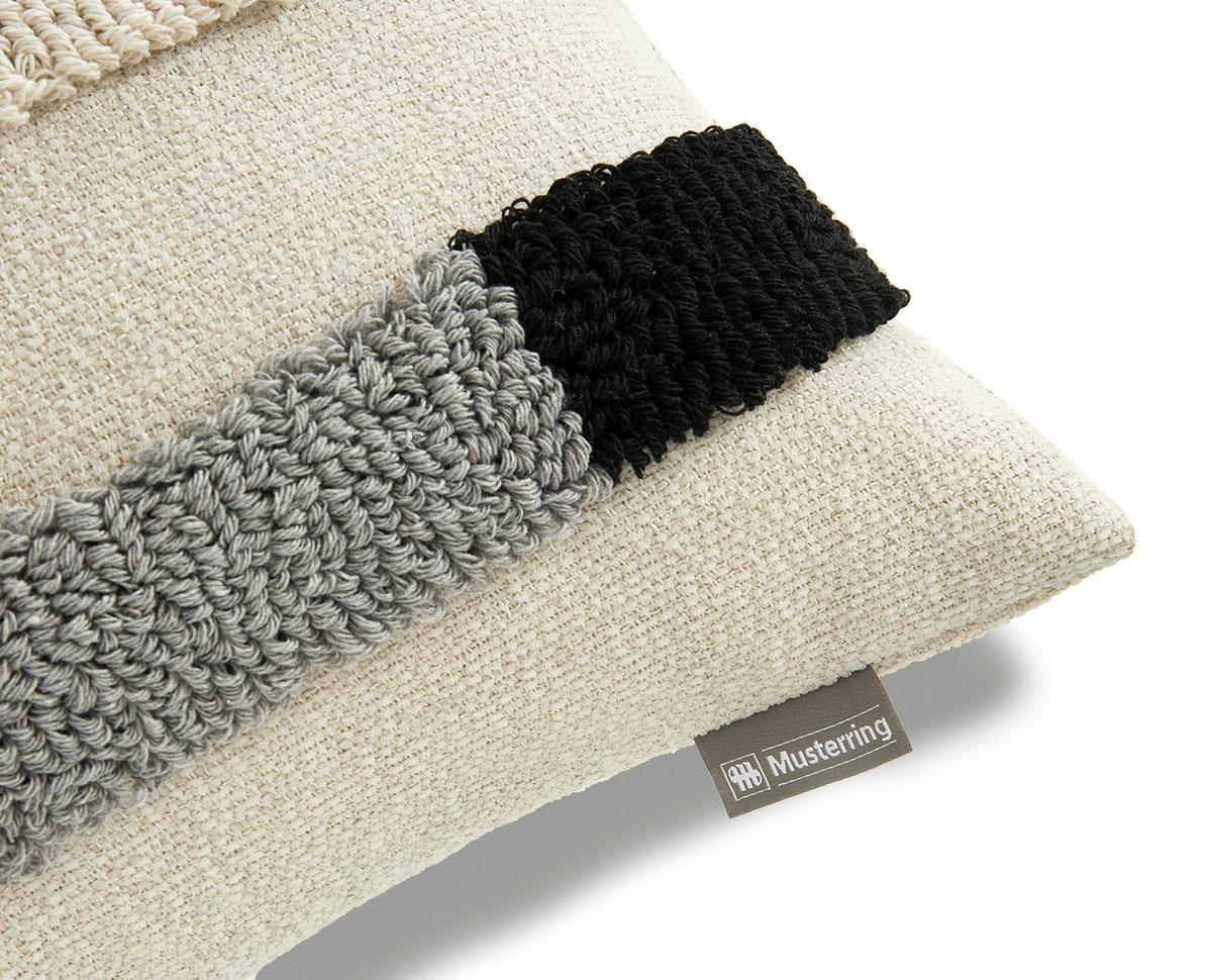 KISSENHÜLLE MR-Rythm natur 45/45 cm  - Beige/Creme, Design, Textil (45/45cm) - Musterring