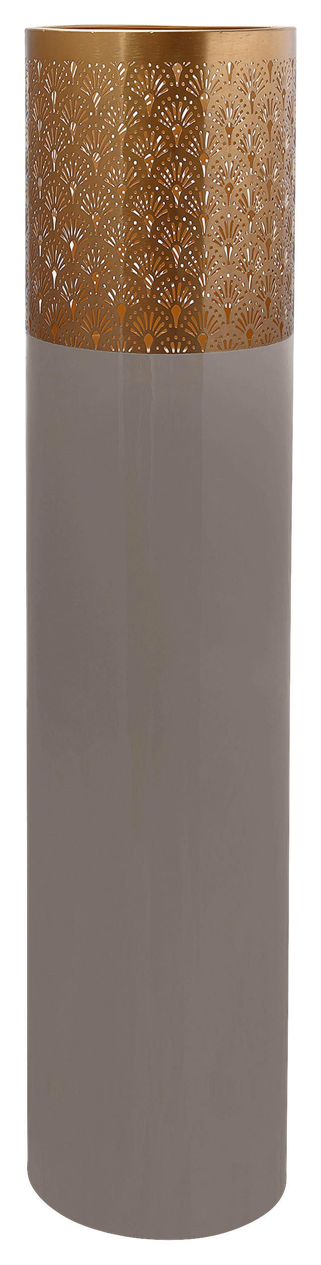 BODENVASE 121 cm  - Goldfarben, Trend, Metall (25/121cm) - Kayoom