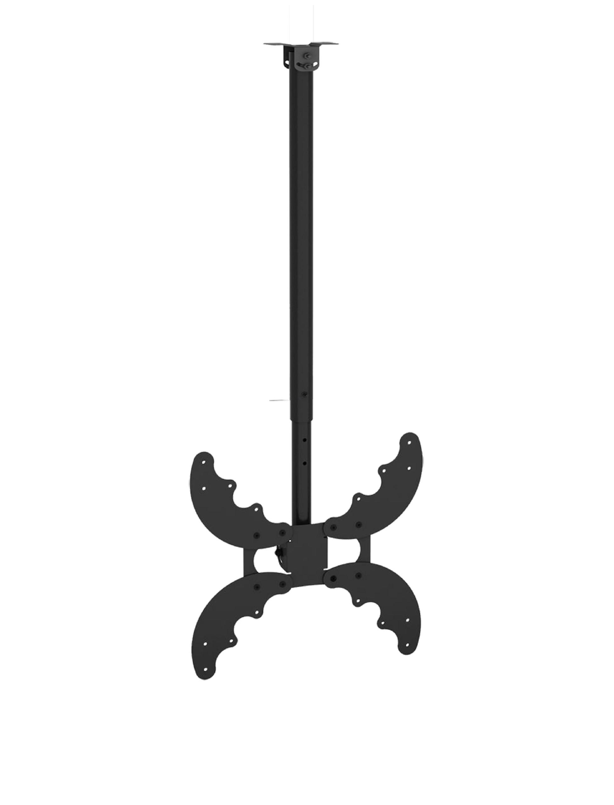 TV-HALTERUNG 55 Zoll  - Anthrazit, MODERN, Metall (42/52/4,5cm) - MID.YOU
