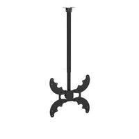 TV-HALTERUNG in Anthrazit  - Anthrazit, Modern, Metall (42/52/4,5cm) - MID.YOU