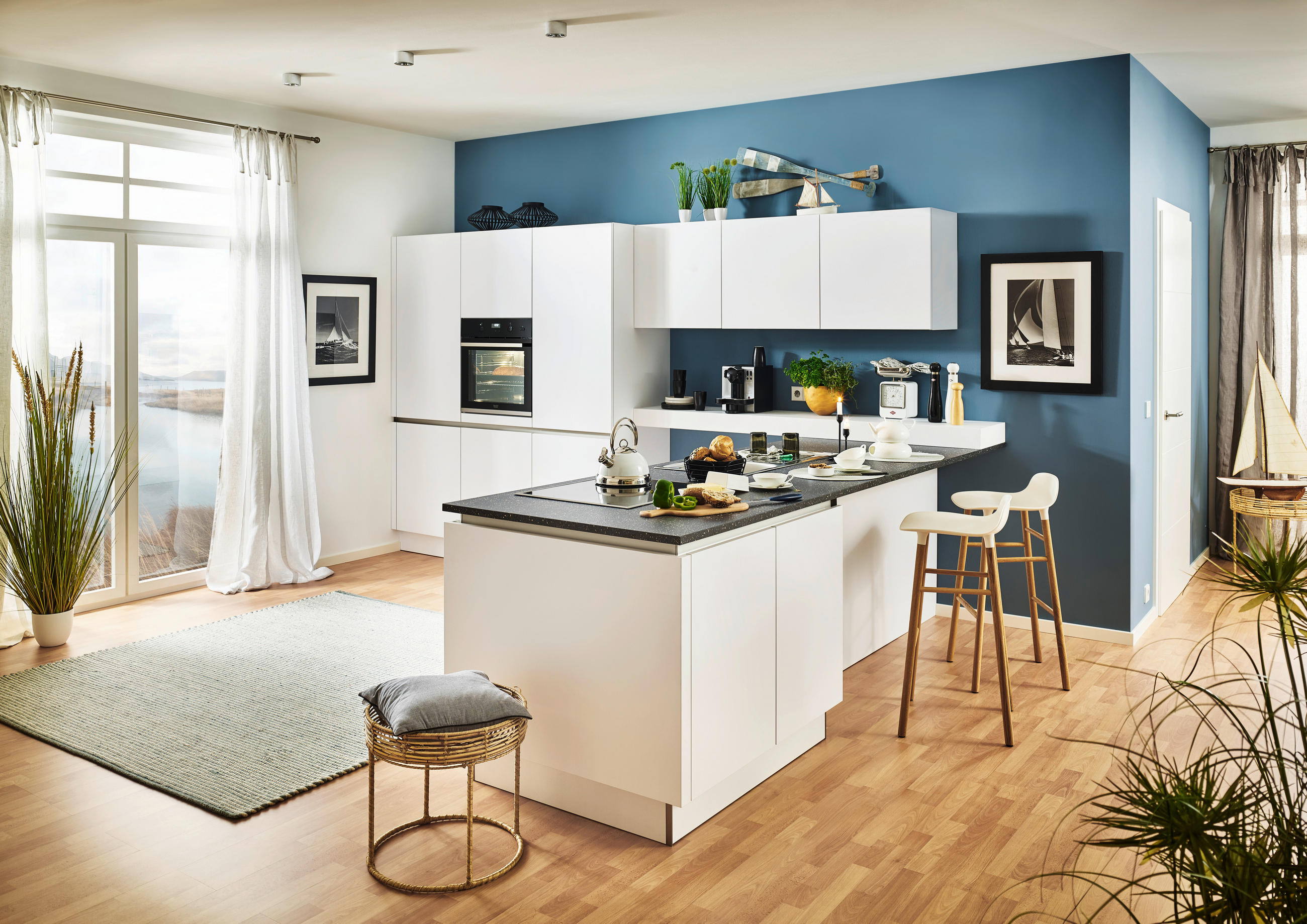 EINBAUKÜCHE FEEL  - Design, Holzwerkstoff (390/291cm) - Nolte Küchen