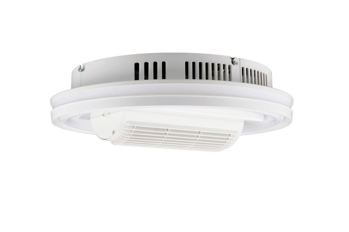 DECKENVENTILATOR - Weiß, Design, Kunststoff (48/15cm)