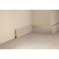 SOCKELLEISTE, Eiche Edelweiss  - Basics, Holz (240/5/1,6cm) - Tilo