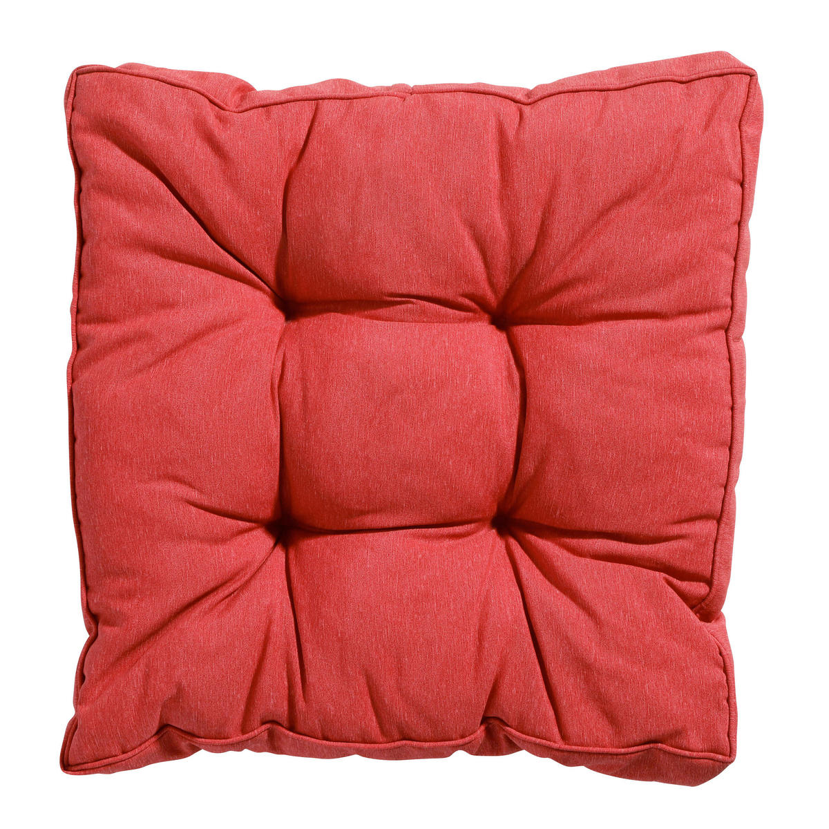 SITZKISSEN 47/47/6 cm    - Rot, Basics, Textil (47/47/6cm)