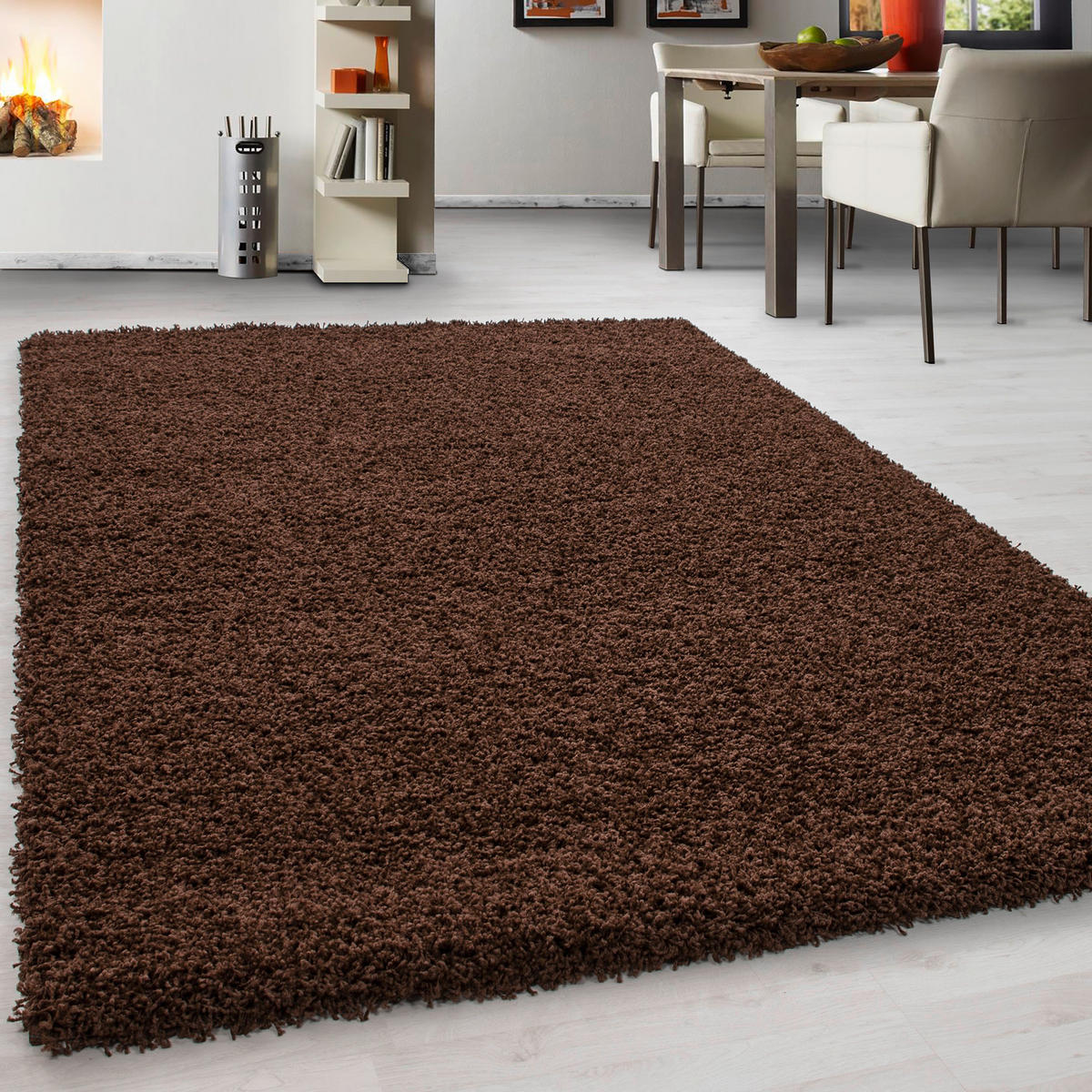 HOCHFLORTEPPICH 300/400 cm Life 1500 Braun  - Braun, KONVENTIONELL, Textil (300/400cm) - Novel