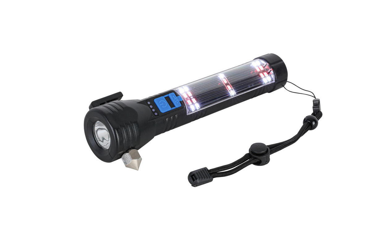 ELEMLÁMPA - fekete/áttetsző, Basics, műanyag/fém (20/3,2/4,5cm) - Boxxx