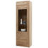 VITRINE Eiche furniert, massiv Eichefarben - Eichefarben/Alufarben, KONVENTIONELL, Glas/Holz (65/205,1/37,7cm) - Voleo VITRINE Eiche furniert, massiv Eichefarben - Eichefarben/Alufarben, KONVENTIONELL, Glas/Holz (65/205,1/37,7cm) - Voleo