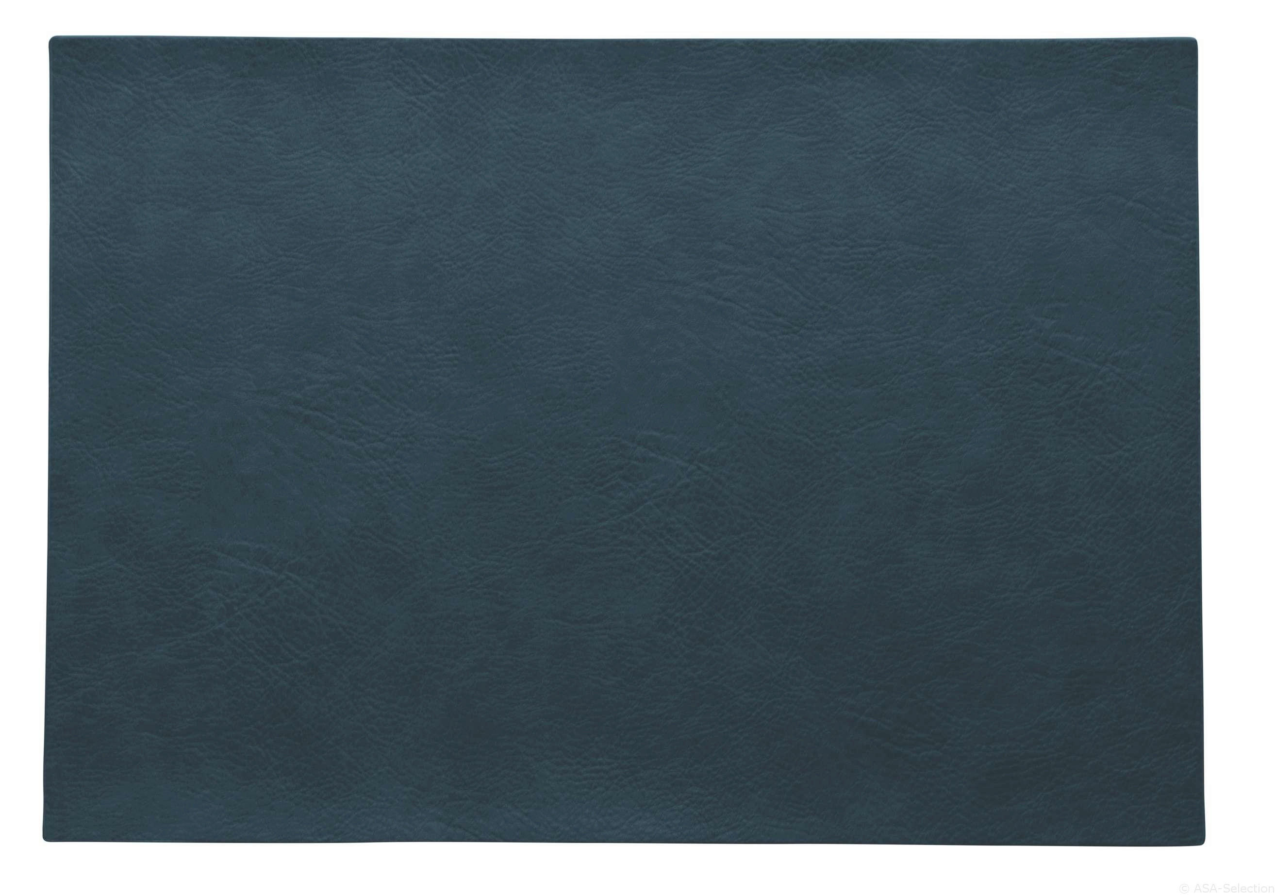 TISCHSET Vegan Leather Kunststoff Dunkelblau 46/33 cm  - Dunkelblau, Basics, Kunststoff (46/33cm) - ASA