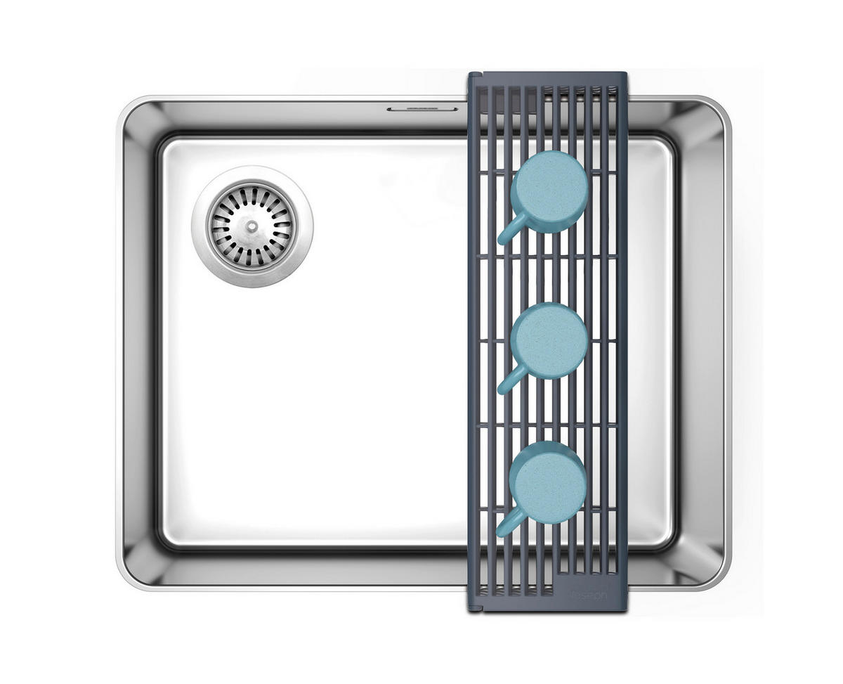 OCJEĐIVAČ ZA POSUĐE     43/13/4 cm       - siva, Basics, plastika (43/13/4cm) - Joseph Joseph