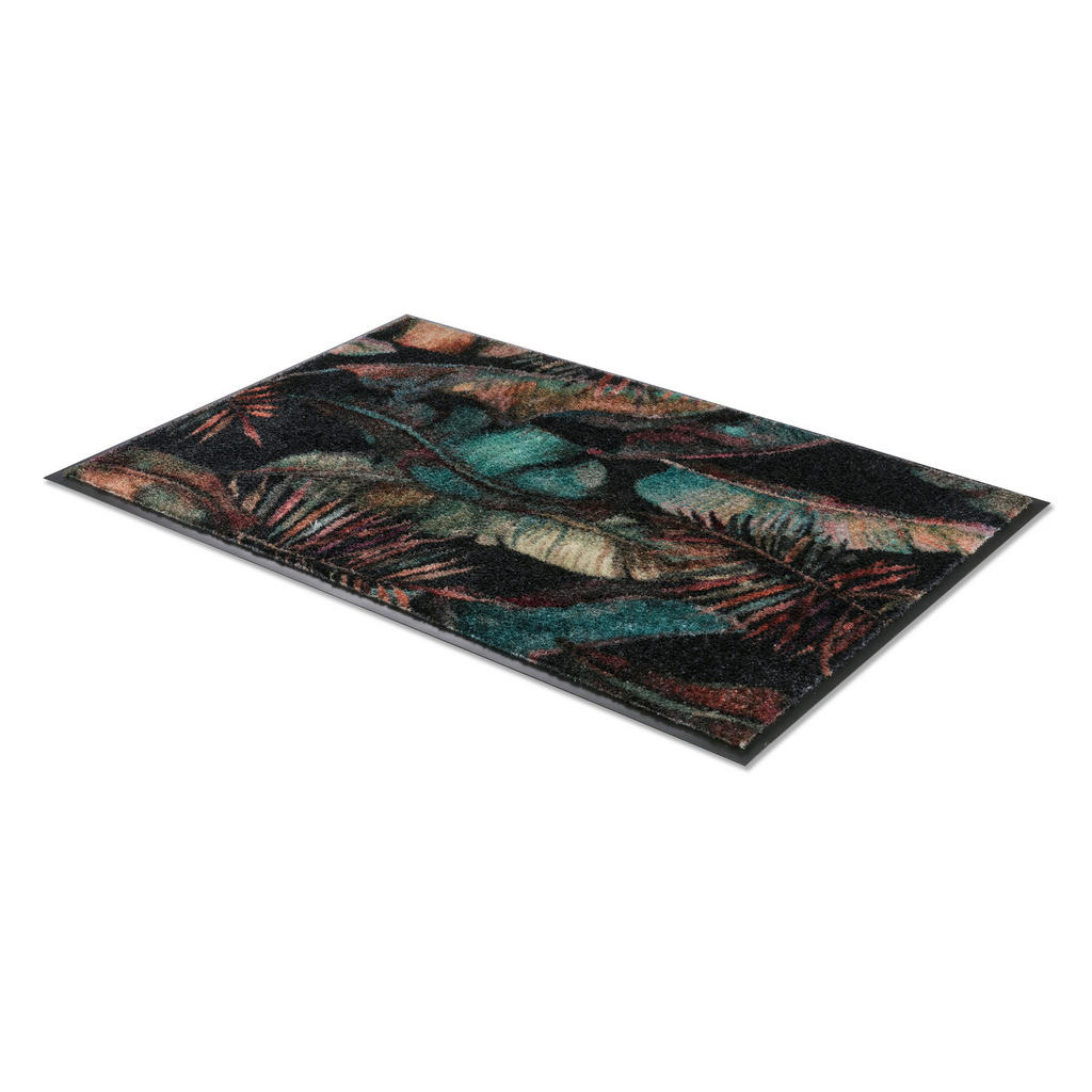 Thumbnail - Schöner Wohnen FUßMATTE Miami, Anthrazit, Textil, Abstraktes, rechteckig, 50x70 cm, rutschfest, für Fußbodenheizung geei...