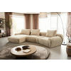 ECKSOFA in Chenille Beige  176/362 cm  - Beige/Schwarz, KONVENTIONELL, Kunststoff/Textil (176/362cm) - Carryhome