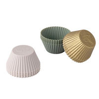 MUFFINFORM Dr. Oetker  - Beige/Goldfarben, Basics, Kunststoff (4cm) - Dr.Oetker