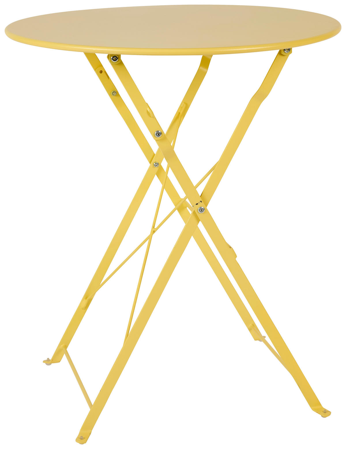 GARTENTISCH Metall Gelb rund  - Gelb, Lifestyle, Metall (60/70cm)