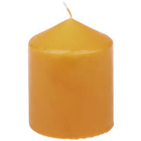 STUMPENKERZE  - Honig, Basics, Paraffin (7,7/10,0cm) - Steinhart