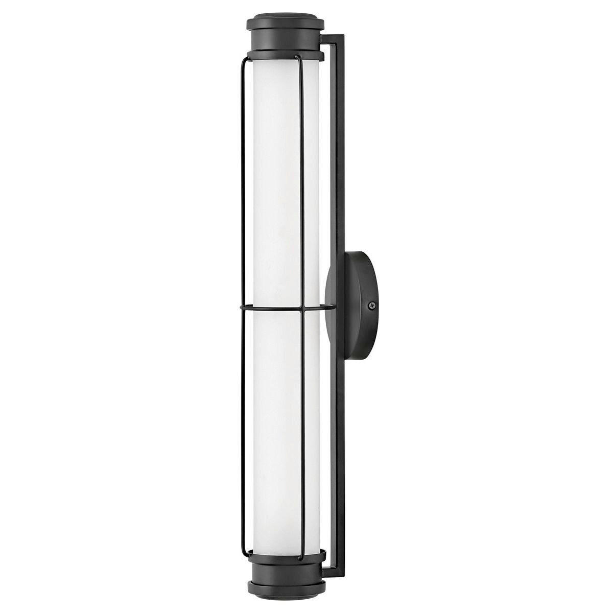 LED-WANDLEUCHTE Hinkley 11,4/61/13 cm  - Schwarz, Design, Glas/Metall (11,4/61/13cm) - Elstead Lighting