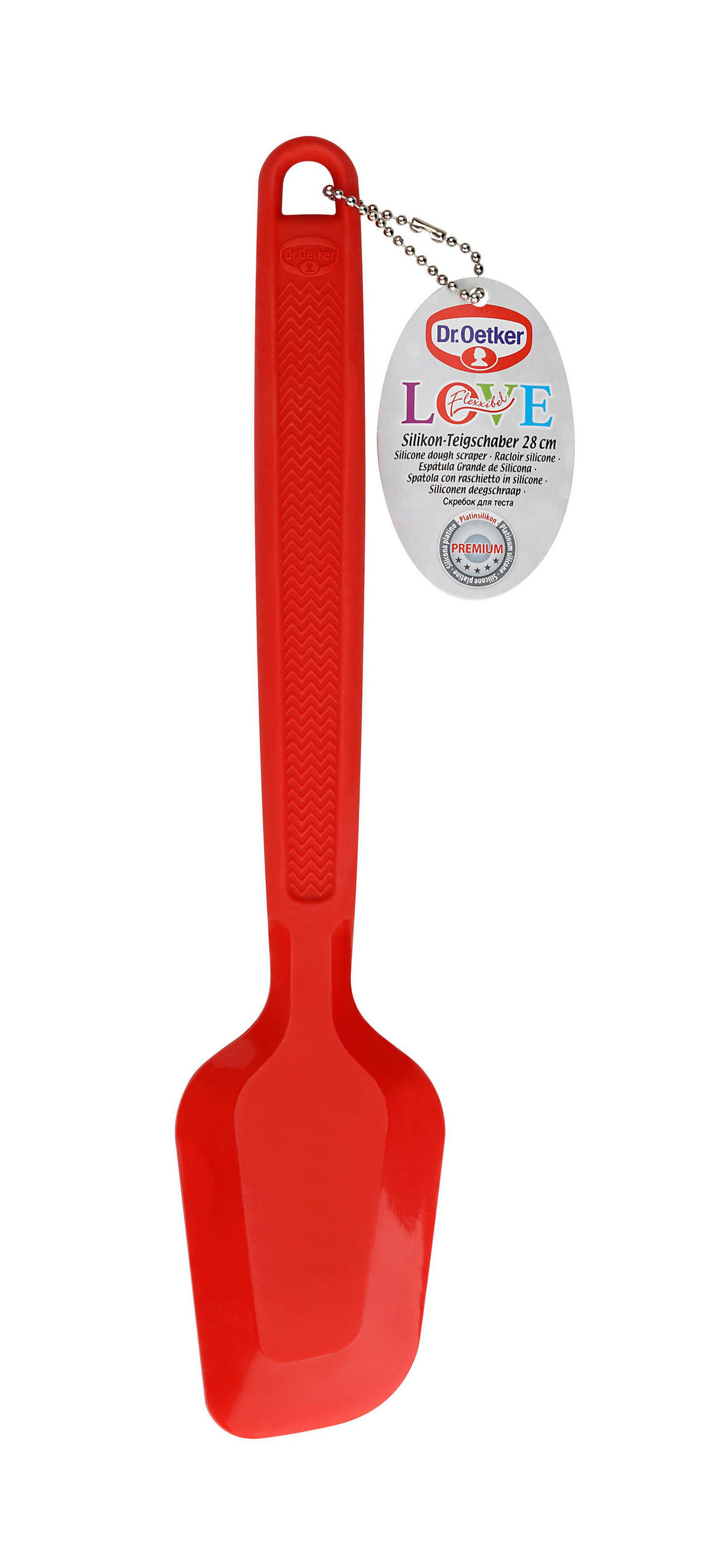 TEIGSCHABER - Rot, Design, Kunststoff (28cm) - Dr.Oetker